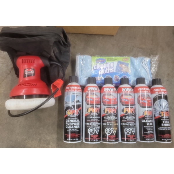 Jobmate Polisher w/ Cleaning Wax & Tire Shine