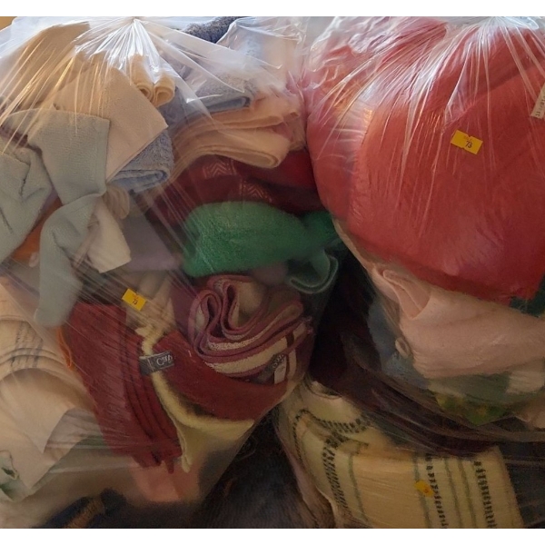 Two Big Bags Towels, Some Newer/ Great For Pets, Cottage