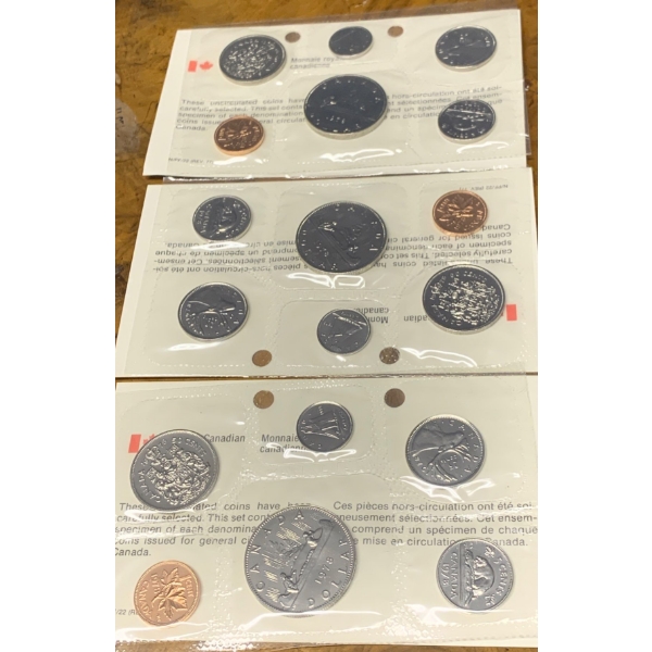 Three 1978 RCM Collectable Uncirculated Coin Sets (duplicate)