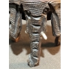 Image 8 : Decorative and Utility Lot: Fan, Carved Stand, Glass,Plant Kit, Onesole