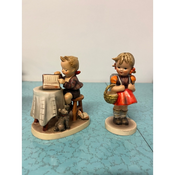 Goebel Hummel "Little Bookkeeper" (#306), Goebel Hummel "School Girl" (#81)