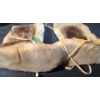Image 6 : Moccasins w/ Beading and Fur- Size Not Indicated, 10" Bottom Sole, 13 T 