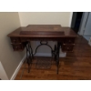 Image 1 : Sewing Table w/ Sewing Machine Inside - Table is 34W, 17D, 29T