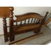 Image 1 : Vintage Queen Size Solid Wood Bed Frame (NO Mattress!)