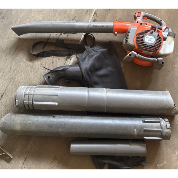 Husqvarna 125B Handheld Gas Powered Blower w/ Attachments 
