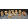 10 Pendelfin Hand Painted Stone Crafts Including Sheriff, Bronco, Deputy & More