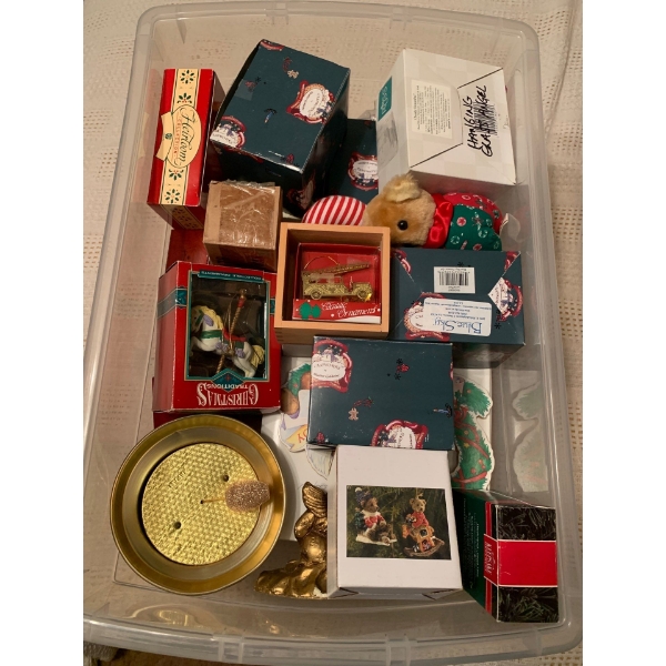 Big Tote Full Of Holiday Ornaments - Hallmark Keepsakes & More