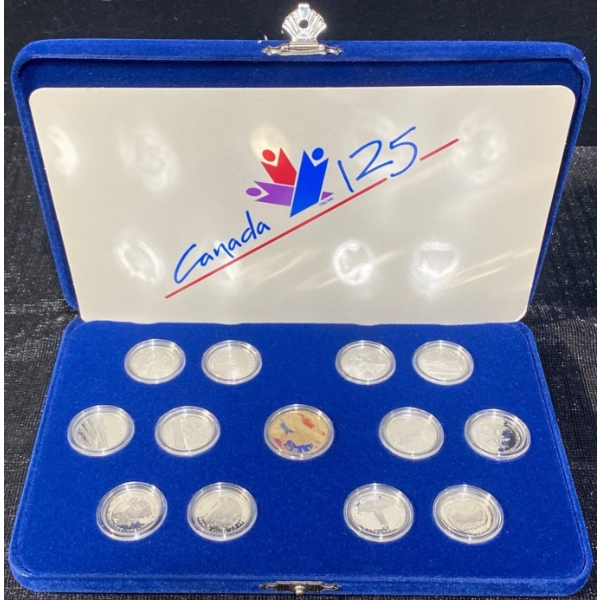 1992 Sterling Silver Royal Canadian Mint Proof 13-Coin Set