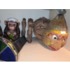 Image 3 : Kaleidoscope, Painted Coconut Monkey Faces 7 T and Other Decor