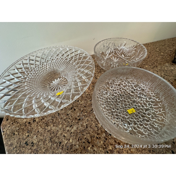 Beautiful Crystal Bowl Collection