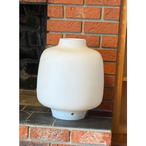 Vintage Santo Domingo Frosted Glass Lamp Shade 21"Tall
