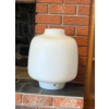Image 1 : Vintage Santo Domingo Frosted Glass Lamp Shade 21"Tall