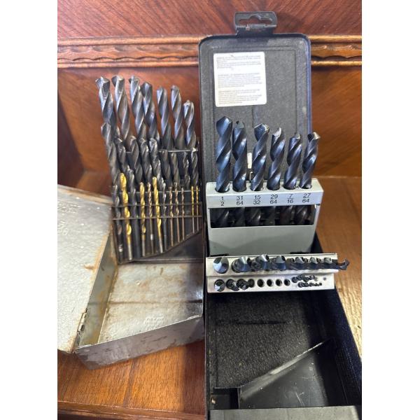 Precision Twist Drill Set w/ Drill Index Bit Set 