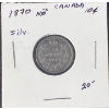 Image 1 : 1870 Canadian Dime 92.5% Silver 2.33 Grams Each