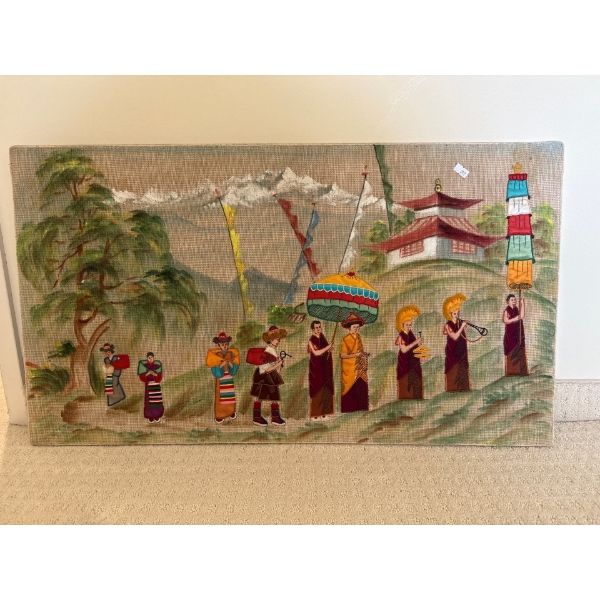 Asian Fold Art 18 x 32