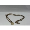 Image 1 : 92.5% Silver Necklace with "Saint Christopher Protect Us" Pendant, Approx 8g