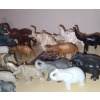 Image 7 : Collection of Elephant Decor: Wood, Stone, Ceramic- Includes: Clock 7 W, 6 T, 