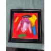 Image 1 : Original Serigraph "Red Sheep" by Menashe Kadishman