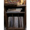 Image 2 : collection of 50s and 60s vinyl records with shelf