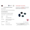 Image 3 : Black Opal gemstone Parcel 5.76 ct Certified  ($5,760 Appraisal)