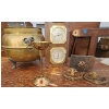 Image 15 : Vintage Items Including Brass Cauldron, Barometer, and More