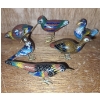 Image 3 : Collection of Miniature Hand Painted Enamel Birds.  Largest 4 w, 3 h