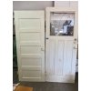 Image 1 : Two Wooden Doors with Glass Panel and Panel Design