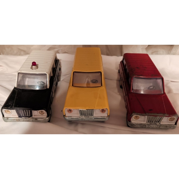 TONKA JEEP Wagoneers - Fire Cheif High Way Patrol Wagon & More 11"Long
