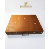 Image 5 : brass bambo Flatware Set with Red Velvet Storage Case