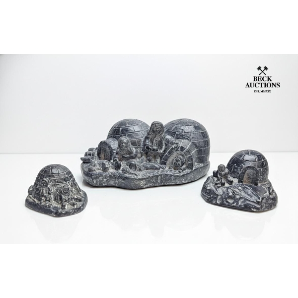 Wolf Original Inuit Soapstone Carvings 