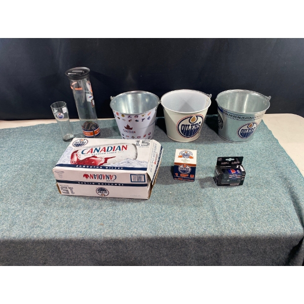 Oilers Molson Ice Buckets