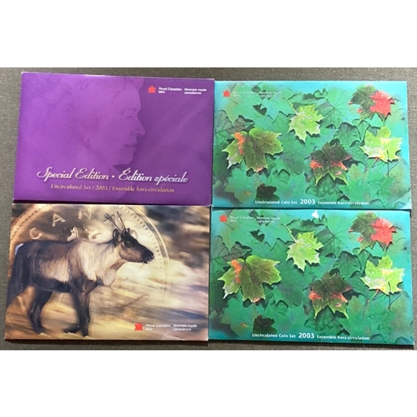 Canadian Uncirculated Coin Sets