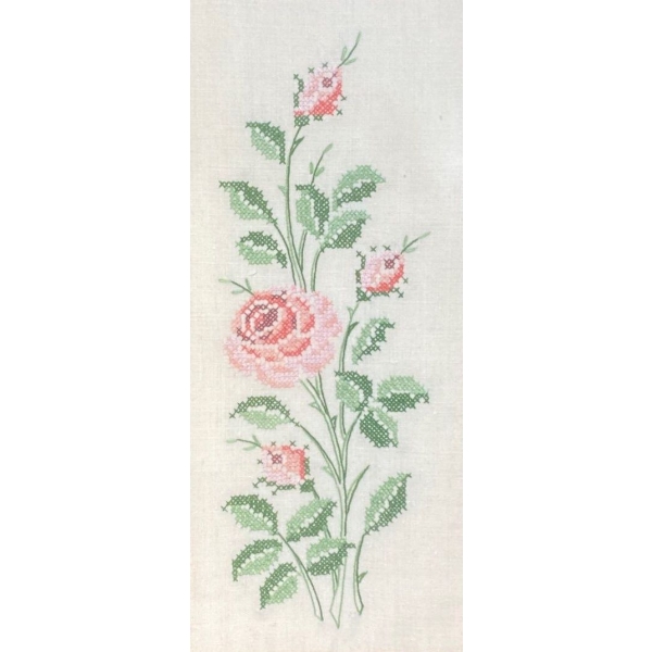 Cross Stitch Flower Art