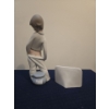 Image 2 : LLADRO Porcelain Nao Boy w/ Chamber Pot 4W, 3D, 9.5T & LLADRO Porcelain Plaque 4W, 1D, 3T 