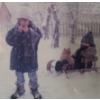 Image 7 : Two Prints of Children Outdoors in Winter- Artist Illegible, 26.5 X 22.5 Framed Under Glass 