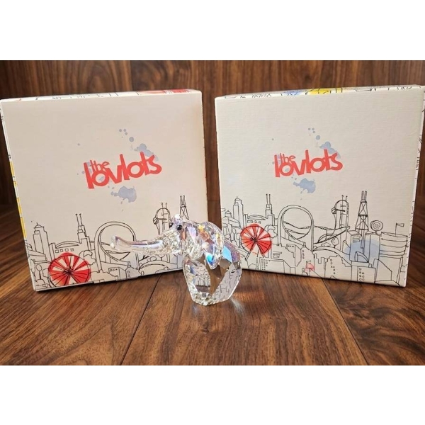 Swarovski Crystal Elephant With Original Boxes