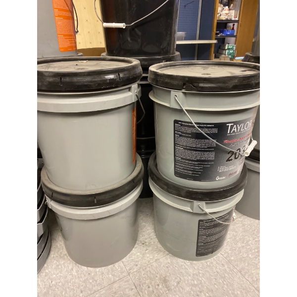 4 Taylor Adhesive Buckets for Flooring Applications