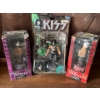 New KISS Figurines - Paul Stanley Gene Simmonds Peter Criss 8T