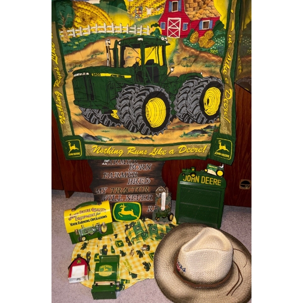 John Deer Collectibles & Coors Light Cowboy Hat