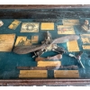 Image 3 : Large Shadow Box Containing Models Of Antique Aircraft & More 42x15