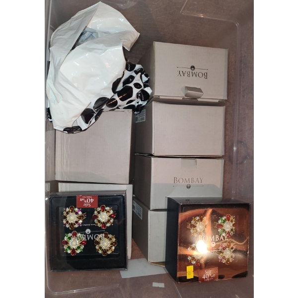 Bombay Company Napkin Rings and Priscilla Cup/ Saucer Sets, Votive Holders 