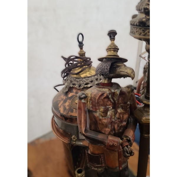 Steampunk King's Theatre Metal Art Decor 12 W, 18 D, 30 T