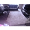 Image 1 : Rectangular Shag Area Rug in Neutral Toned Fabric. Furniture not included!