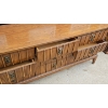 Image 4 : Vintage Mid-Century Wooden Dresser with Attachable Mirror and nightstands