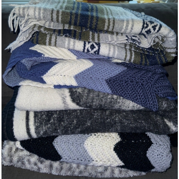 Four Cozy Warm Fuzzy Blankets- Linens & Things 