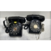 Image 1 : Pair of Vintage Northern Electric Table Rotary Telephones
