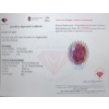 Image 3 : 18.30 ct Certified Sterling Silver Ruby Gemstone Ring 8.10 Grams ($11,370 Appraisal)