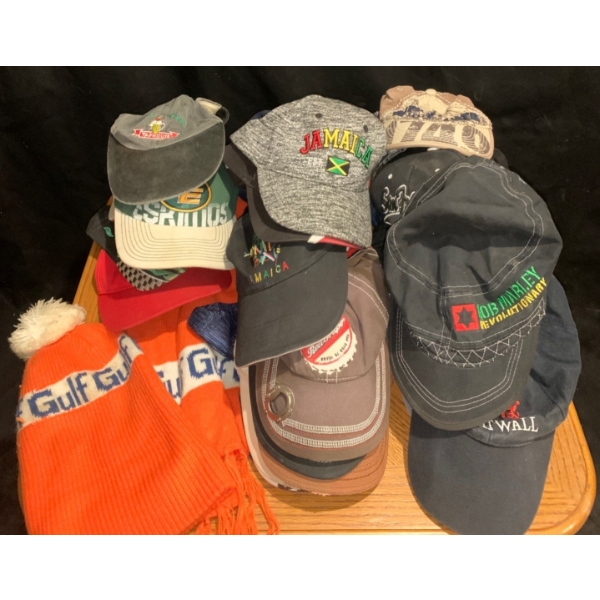 Men's Cap Collection; Oilers, Eskimos, CAT, and Much More! 