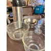 Image 2 : Coffee thermos variety of mixing bowls  glass oil and vinegar  large baking pot, some casserole dish