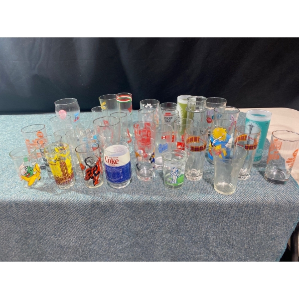 Collectable Glassware: 7-UP, Mcdonalds & More